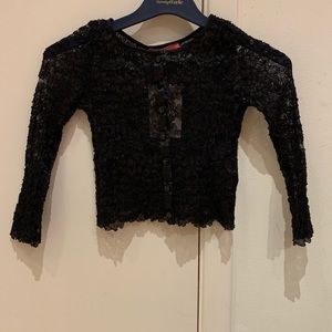 Betsey Johnson Girls Lace Long Sleeve